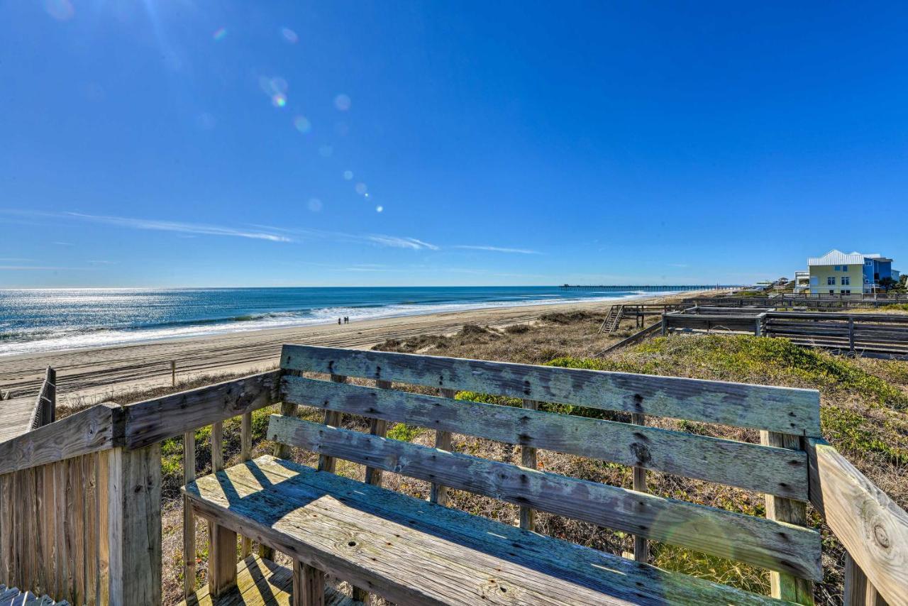 1 Ocean Fun Emerald Isle Apt, Steps To Beaches! Bagian luar foto