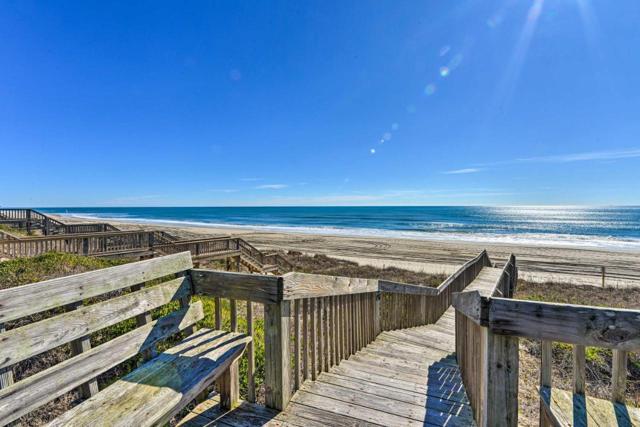 1 Ocean Fun Emerald Isle Apt, Steps To Beaches! Bagian luar foto